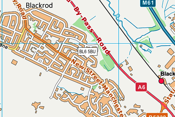 BL6 5BU map - OS VectorMap District (Ordnance Survey)