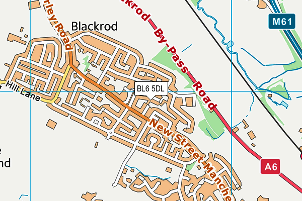 BL6 5DL map - OS VectorMap District (Ordnance Survey)