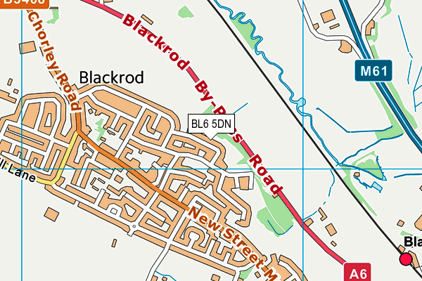 BL6 5DN map - OS VectorMap District (Ordnance Survey)