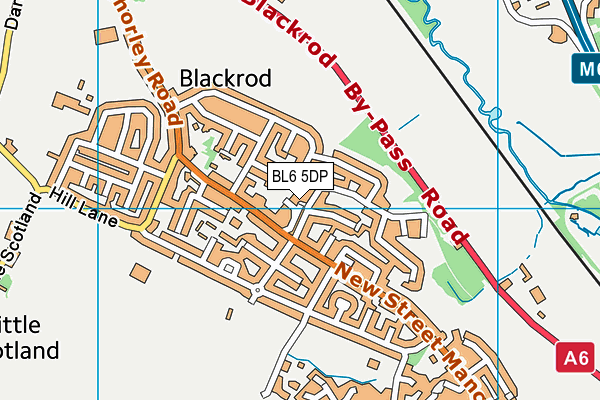 BL6 5DP map - OS VectorMap District (Ordnance Survey)