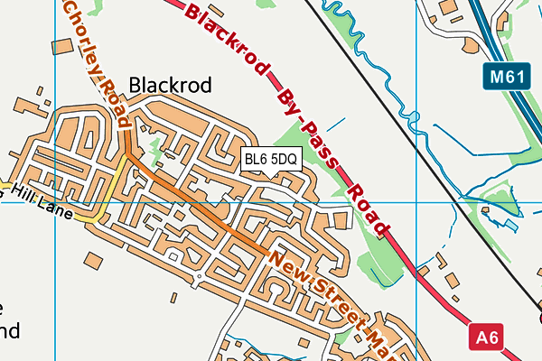 BL6 5DQ map - OS VectorMap District (Ordnance Survey)