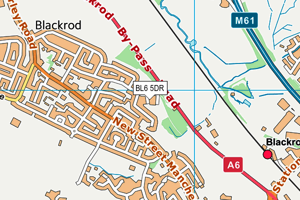 BL6 5DR map - OS VectorMap District (Ordnance Survey)