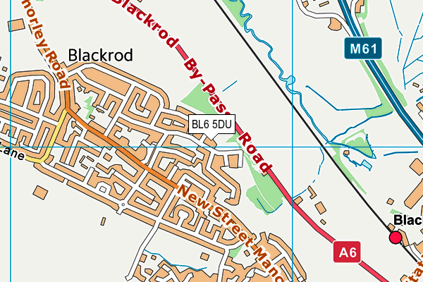 BL6 5DU map - OS VectorMap District (Ordnance Survey)
