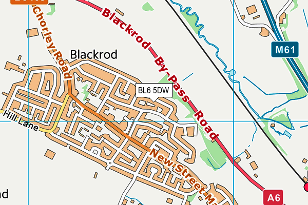 BL6 5DW map - OS VectorMap District (Ordnance Survey)