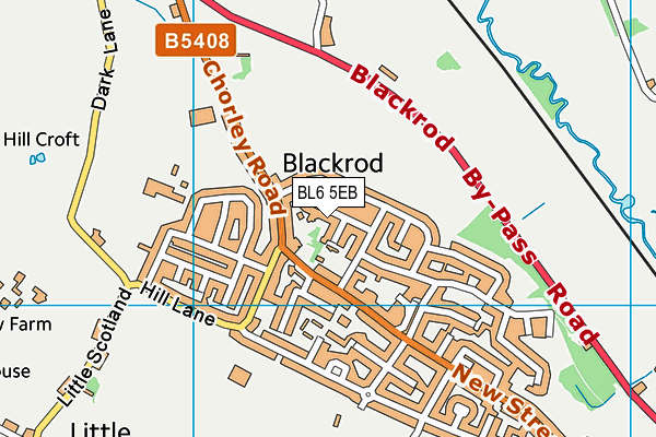 BL6 5EB map - OS VectorMap District (Ordnance Survey)