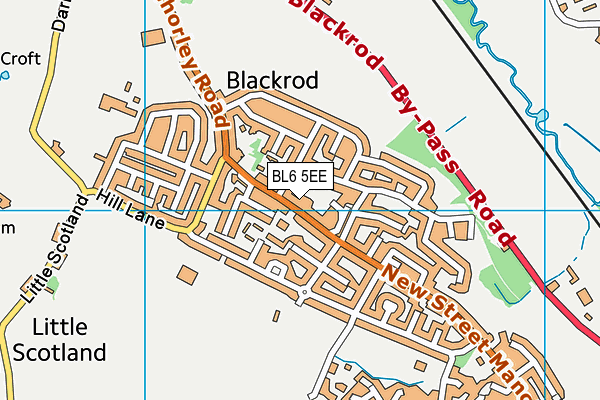 BL6 5EE map - OS VectorMap District (Ordnance Survey)