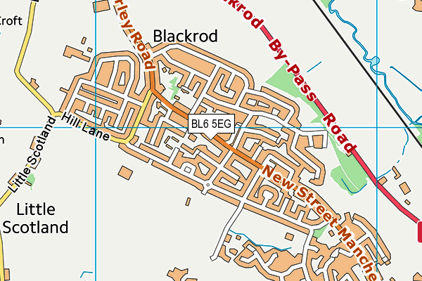 BL6 5EG map - OS VectorMap District (Ordnance Survey)