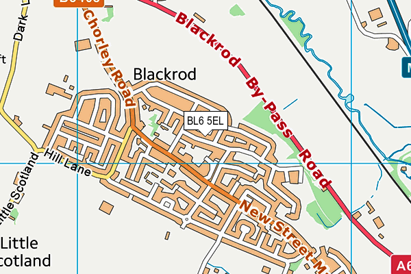 BL6 5EL map - OS VectorMap District (Ordnance Survey)