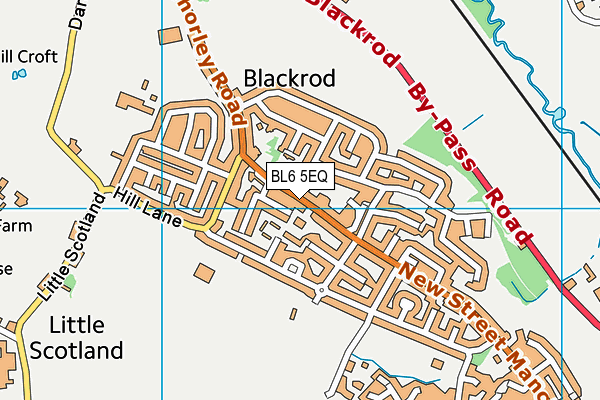 BL6 5EQ map - OS VectorMap District (Ordnance Survey)