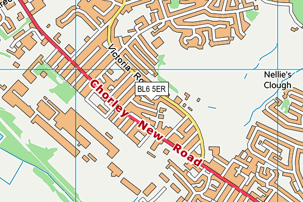 BL6 5ER map - OS VectorMap District (Ordnance Survey)