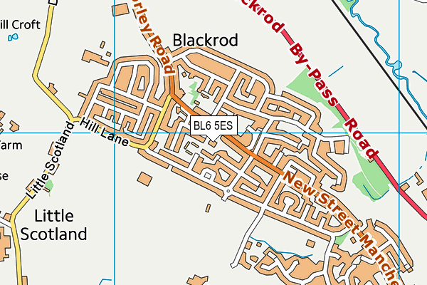 BL6 5ES map - OS VectorMap District (Ordnance Survey)