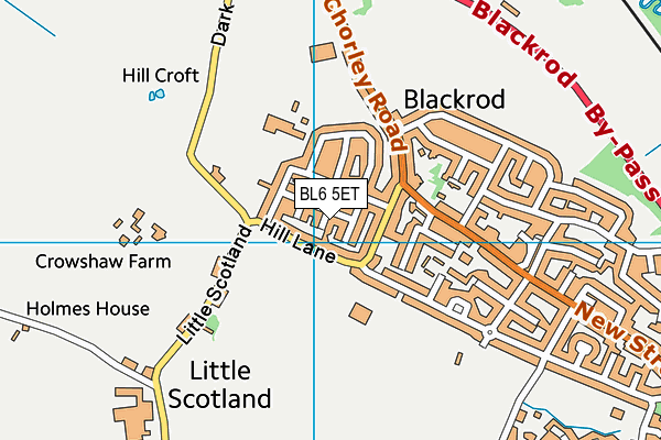 BL6 5ET map - OS VectorMap District (Ordnance Survey)