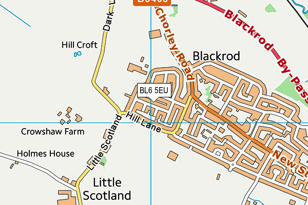 BL6 5EU map - OS VectorMap District (Ordnance Survey)