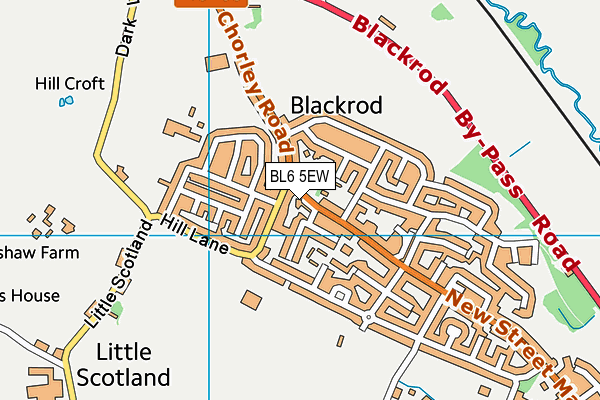 BL6 5EW map - OS VectorMap District (Ordnance Survey)
