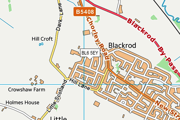 BL6 5EY map - OS VectorMap District (Ordnance Survey)