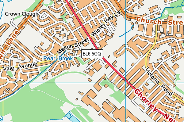 BL6 5GQ map - OS VectorMap District (Ordnance Survey)