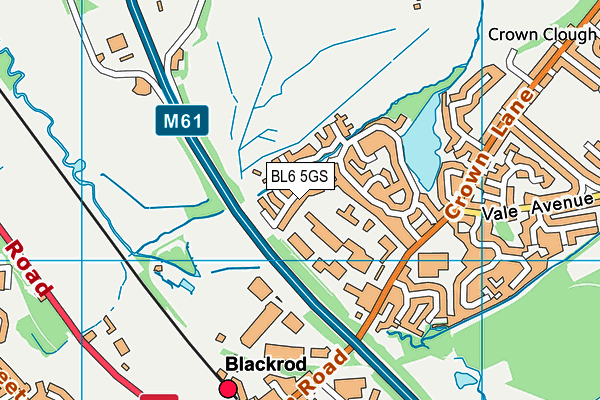 BL6 5GS map - OS VectorMap District (Ordnance Survey)