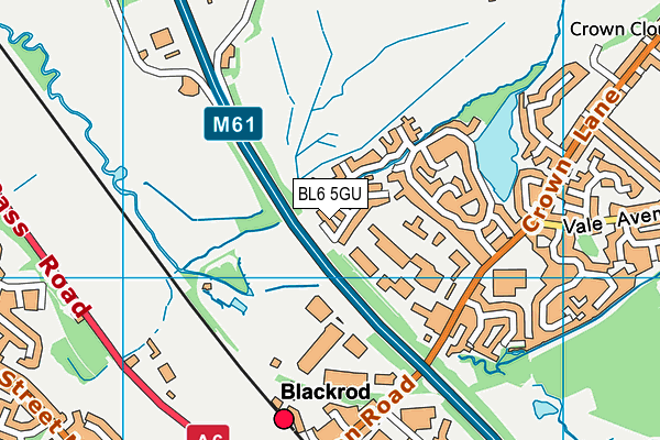 BL6 5GU map - OS VectorMap District (Ordnance Survey)