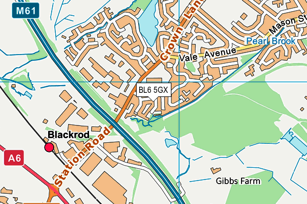 BL6 5GX map - OS VectorMap District (Ordnance Survey)