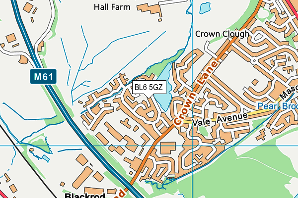BL6 5GZ map - OS VectorMap District (Ordnance Survey)
