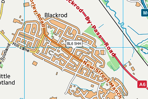 BL6 5HH map - OS VectorMap District (Ordnance Survey)
