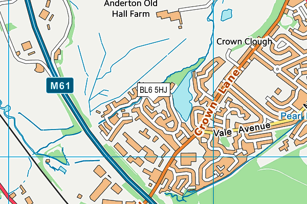 BL6 5HJ map - OS VectorMap District (Ordnance Survey)