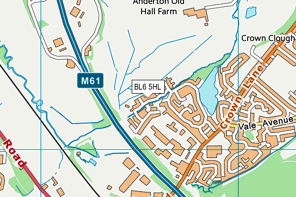 BL6 5HL map - OS VectorMap District (Ordnance Survey)