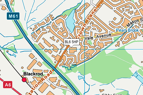 BL6 5HP map - OS VectorMap District (Ordnance Survey)