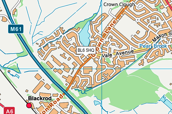 BL6 5HQ map - OS VectorMap District (Ordnance Survey)