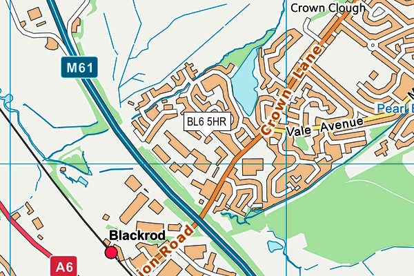 BL6 5HR map - OS VectorMap District (Ordnance Survey)