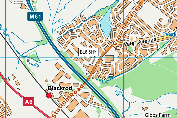 BL6 5HY map - OS VectorMap District (Ordnance Survey)