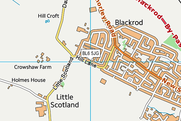BL6 5JG map - OS VectorMap District (Ordnance Survey)