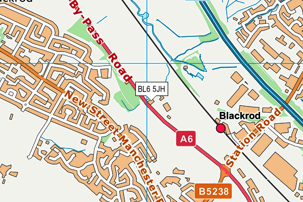 BL6 5JH map - OS VectorMap District (Ordnance Survey)