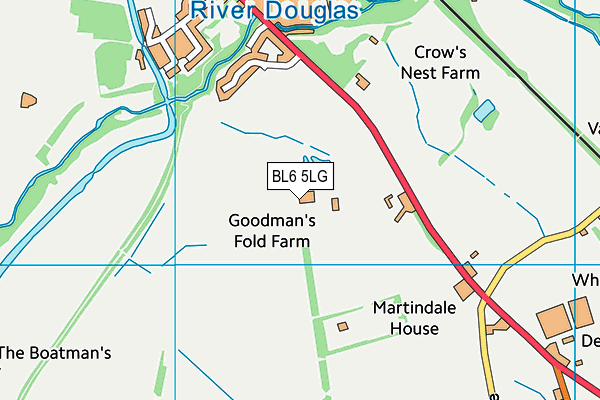 BL6 5LG map - OS VectorMap District (Ordnance Survey)