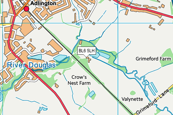 BL6 5LH map - OS VectorMap District (Ordnance Survey)