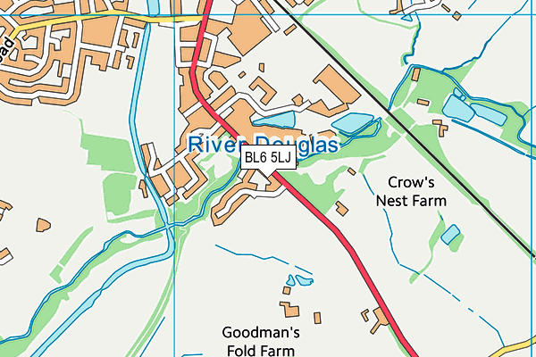 BL6 5LJ map - OS VectorMap District (Ordnance Survey)