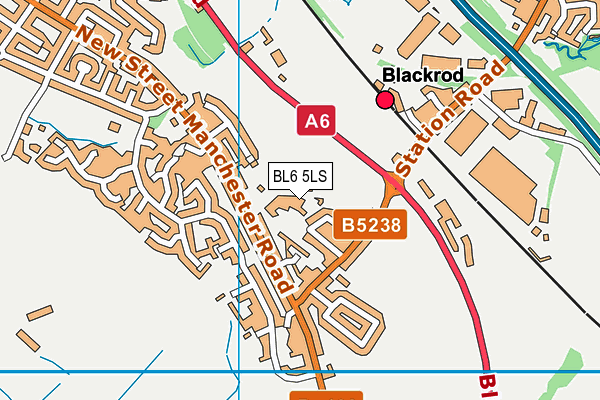 BL6 5LS map - OS VectorMap District (Ordnance Survey)