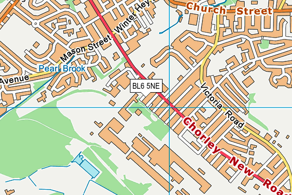 BL6 5NE map - OS VectorMap District (Ordnance Survey)