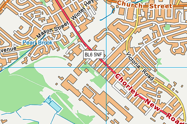 BL6 5NF map - OS VectorMap District (Ordnance Survey)