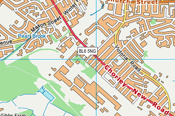 BL6 5NG map - OS VectorMap District (Ordnance Survey)