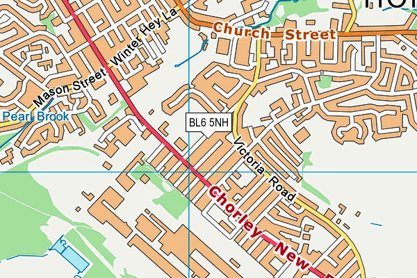 Horwich Rmi Club map (BL6 5NH) - OS VectorMap District (Ordnance Survey)