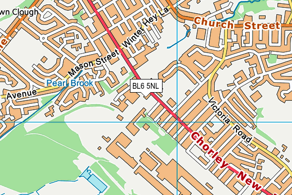 BL6 5NL map - OS VectorMap District (Ordnance Survey)