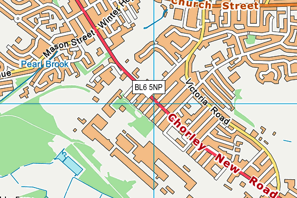 BL6 5NP map - OS VectorMap District (Ordnance Survey)