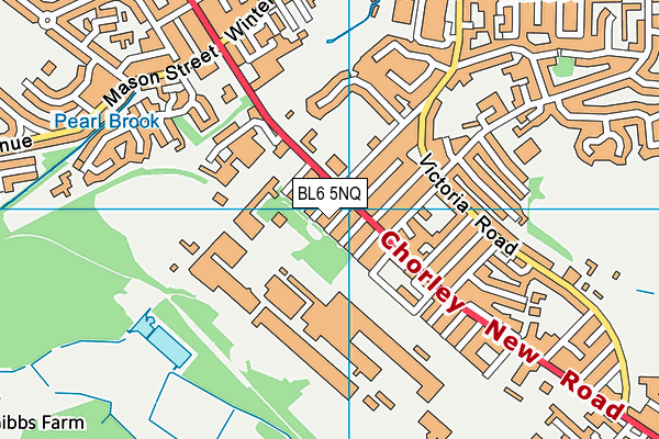 BL6 5NQ map - OS VectorMap District (Ordnance Survey)