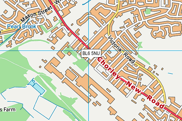 BL6 5NU map - OS VectorMap District (Ordnance Survey)