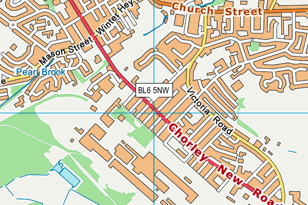 BL6 5NW map - OS VectorMap District (Ordnance Survey)