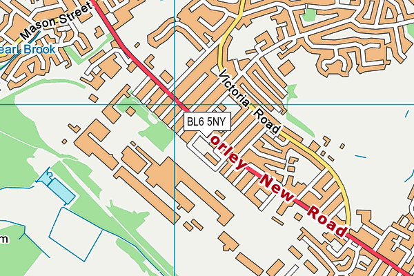 BL6 5NY map - OS VectorMap District (Ordnance Survey)