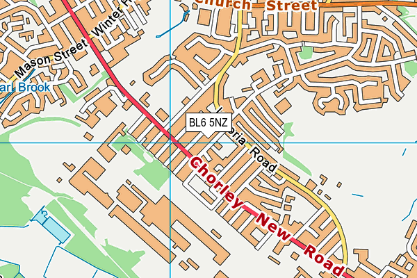 BL6 5NZ map - OS VectorMap District (Ordnance Survey)
