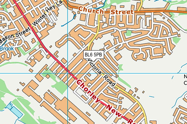 BL6 5PB map - OS VectorMap District (Ordnance Survey)