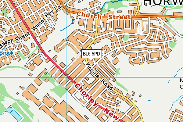 BL6 5PD map - OS VectorMap District (Ordnance Survey)